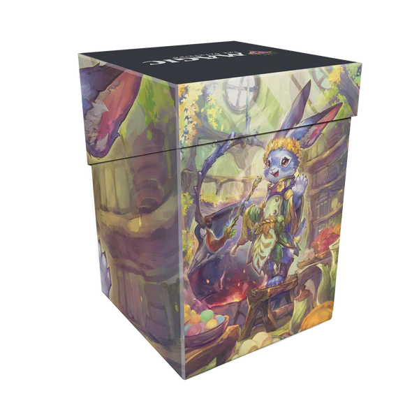 Ultra Pro Magic The Gathering Bloomburrow 100+ Deck Box Ms. Bumbleflower Commander Peace Offering Green/White/Blue UPI-38524