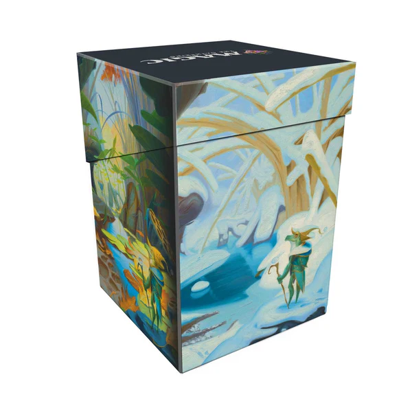 Ultra Pro Magic The Gathering Bloomburrow 100+ Deck Box Season Lands Island Summer Blue UPI-38527