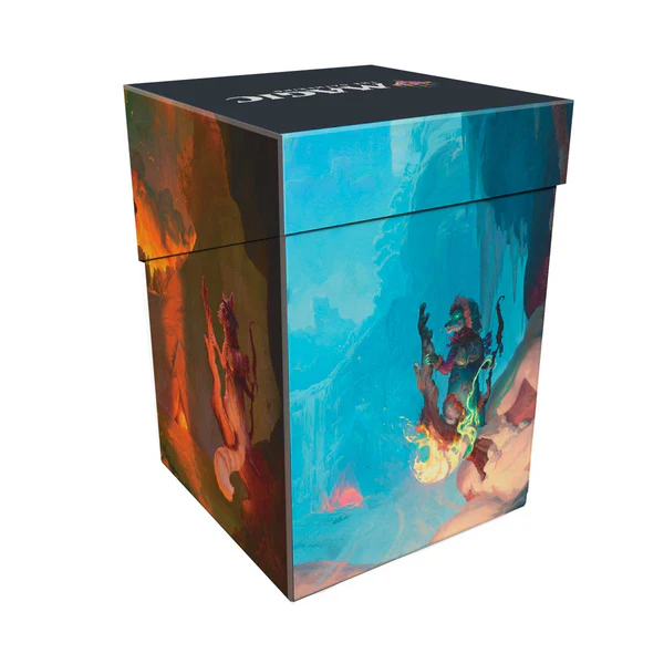 Ultra Pro Magic The Gathering Bloomburrow 100+ Deck Box Season Lands Mountain Summer Red UPI-38529