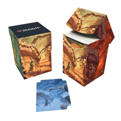 Ultra Pro Magic The Gathering Bloomburrow 100+ Deck Box Season Lands Forest Summer Green UPI-38530