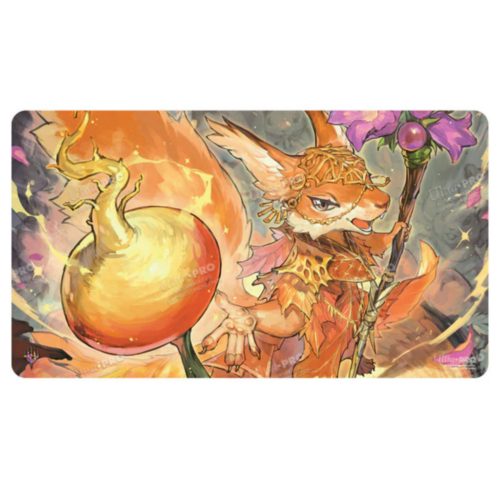 Ultra Pro Magic The Gathering Bloomburrow Hazel of the Rootbloom Standard Gaming Playmat UPI-38545