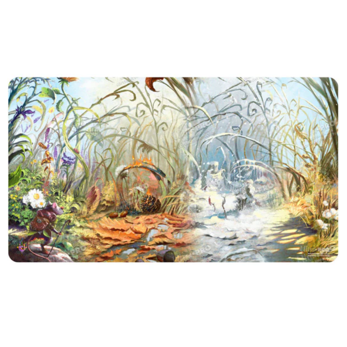Ultra Pro Magic The Gathering Bloomburrow Season Lands Plains Four Seasons Standard Gaming Playmat White UPI-38549