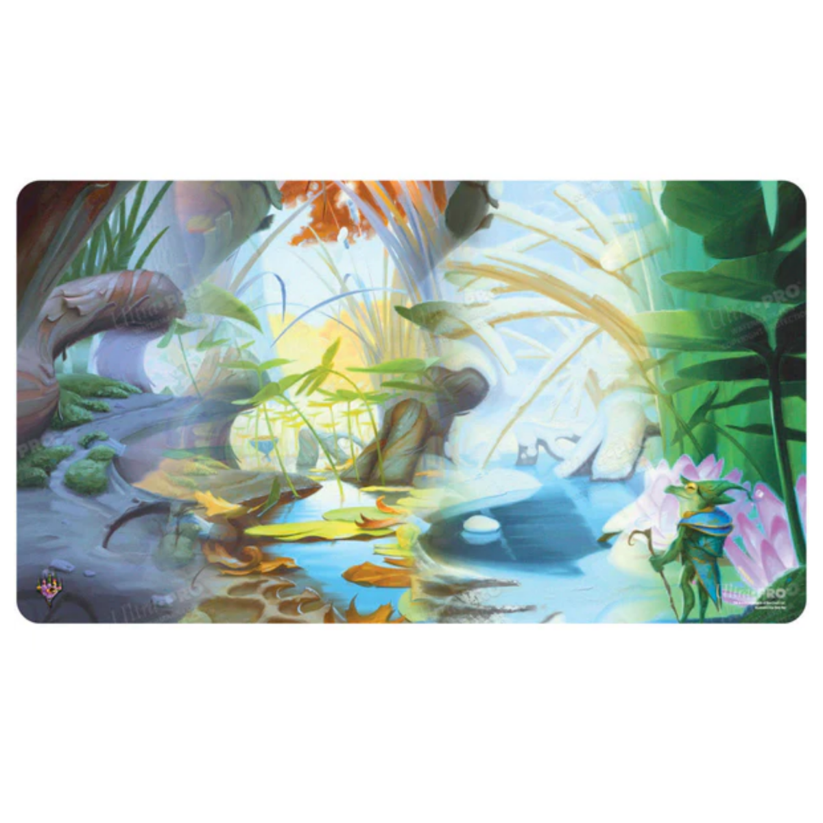 Ultra Pro Magic The Gathering Bloomburrow Season Lands Island Four Seasons Standard Gaming Playmat Blue UPI-38550