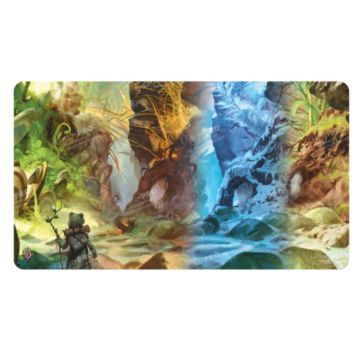 Ultra Pro Magic The Gathering Bloomburrow Season Lands Swamp Four Seasons Standard Gaming Playmat Black UPI-38551