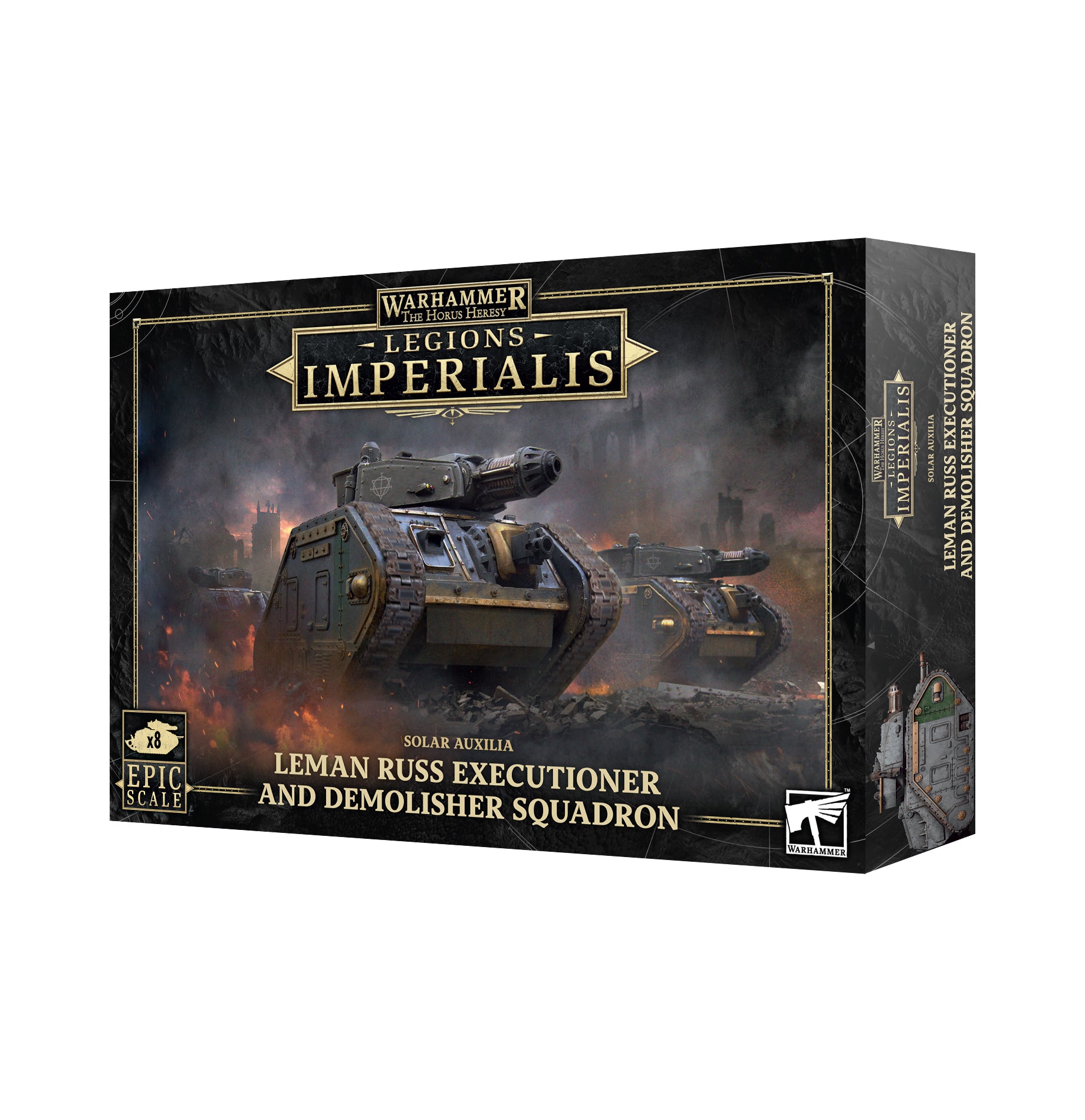 Games Workshop Horus Heresy Legions Imperialis Leman Russ Executioner and Demolishr Squadron Plastic Box 03-64