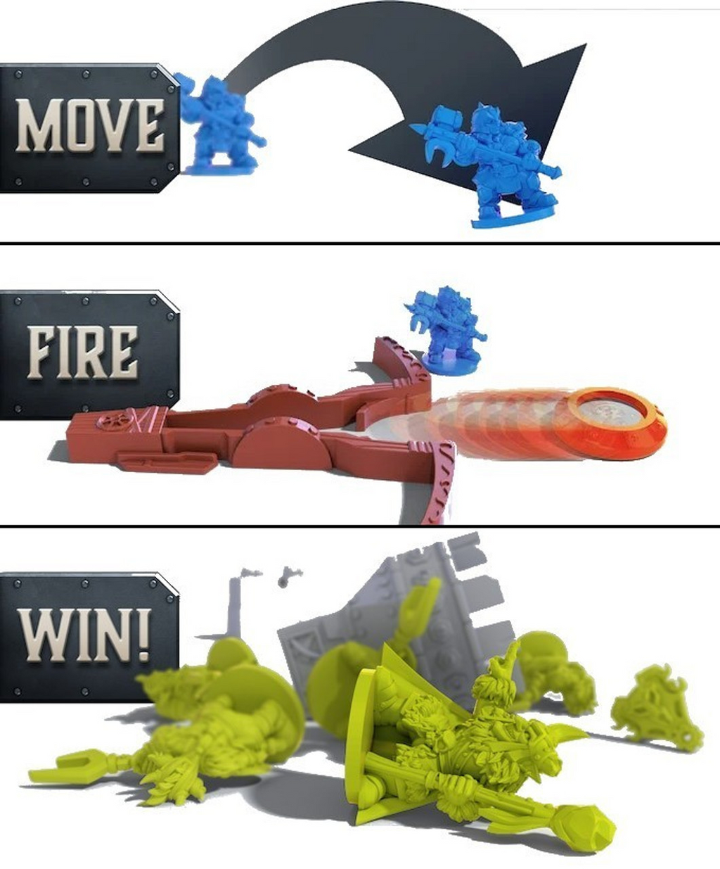Restoration Games Crossbows and Catapults Fortress War Revived Classic Dynamic Castles Enhanced Weapons Epic Battle Gameplay REO9601