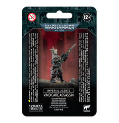 Games Workshop Warhammer 40K Imperial Agents Vindicare Assassin Plastic Clam 52-10