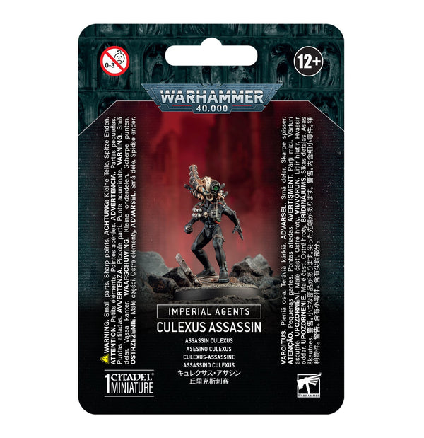 Games Workshop Warhammer 40K Imperial Agents Culexus Assassin Plastic Clam 2024 Edition 52-11