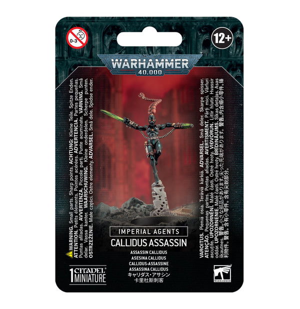 Games Workshop Warhammer 40K Imperial Agents Callidus Assassin Plastic Clam 52-12
