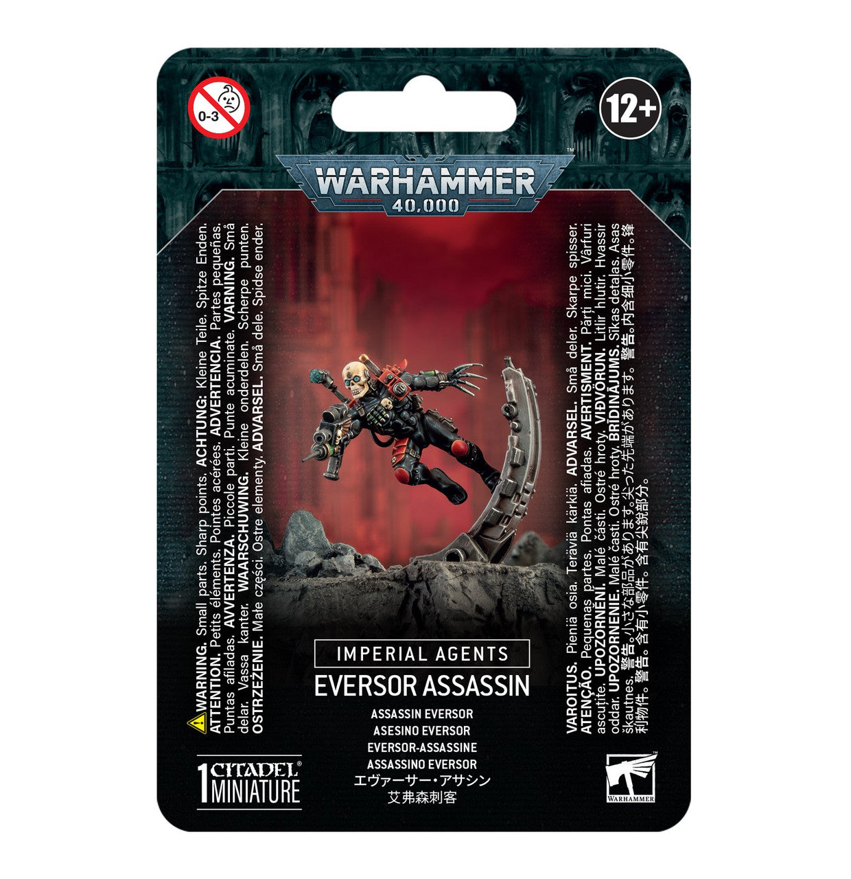 Games Workshop Warhammer 40K Imperial Agents Eversor Assassin Plastic Clam 52-13