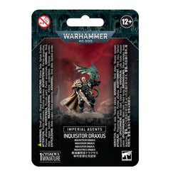 Games Workshop Warhammer 40K Imperial Agents Inquisitor Draxus Plastic Clam 52-42