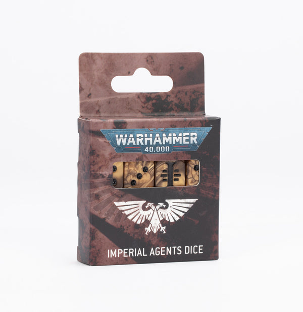 Games Workshop Warhammer 40K Imperial Agents Dice 2024 Edition 68-04