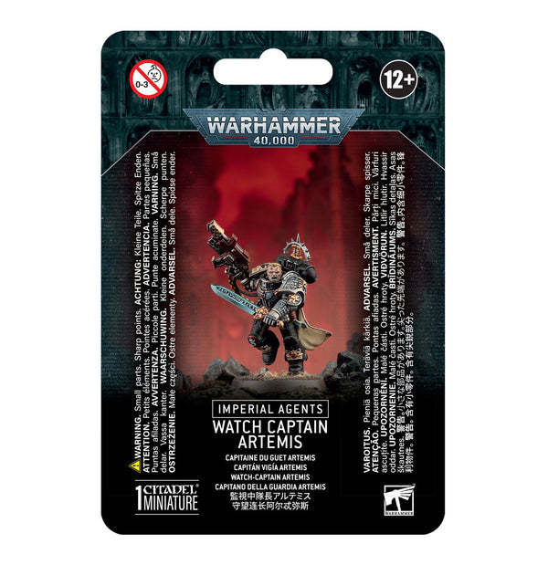 Games Workshop Warhammer 40K Imperial Agents Deathwatch Captain Artemis Plastic Clam 68-09