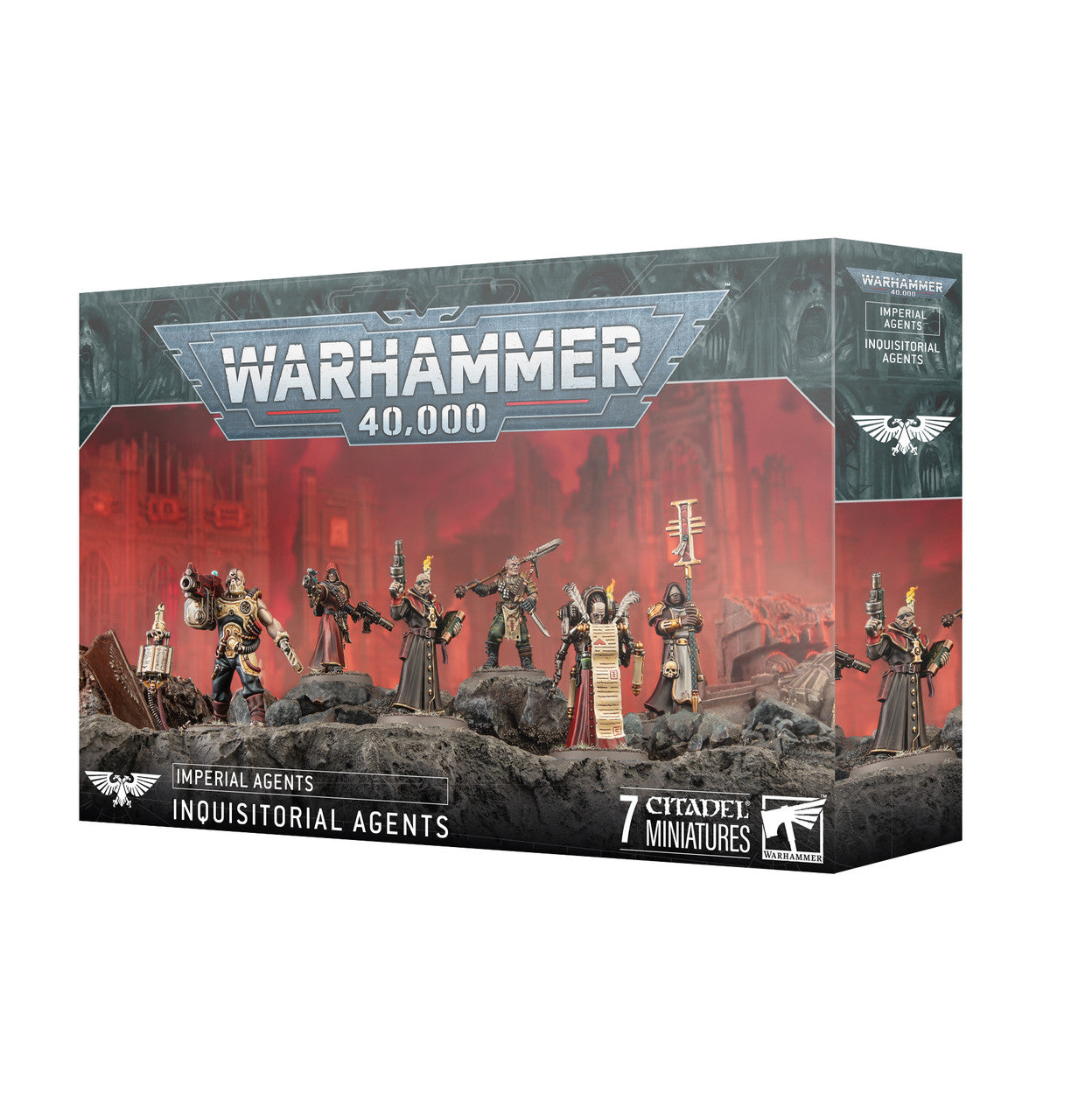 Games Workshop Warhammer 40K Imperial Agents Inquisitorial Agents Plastic Box 68-13