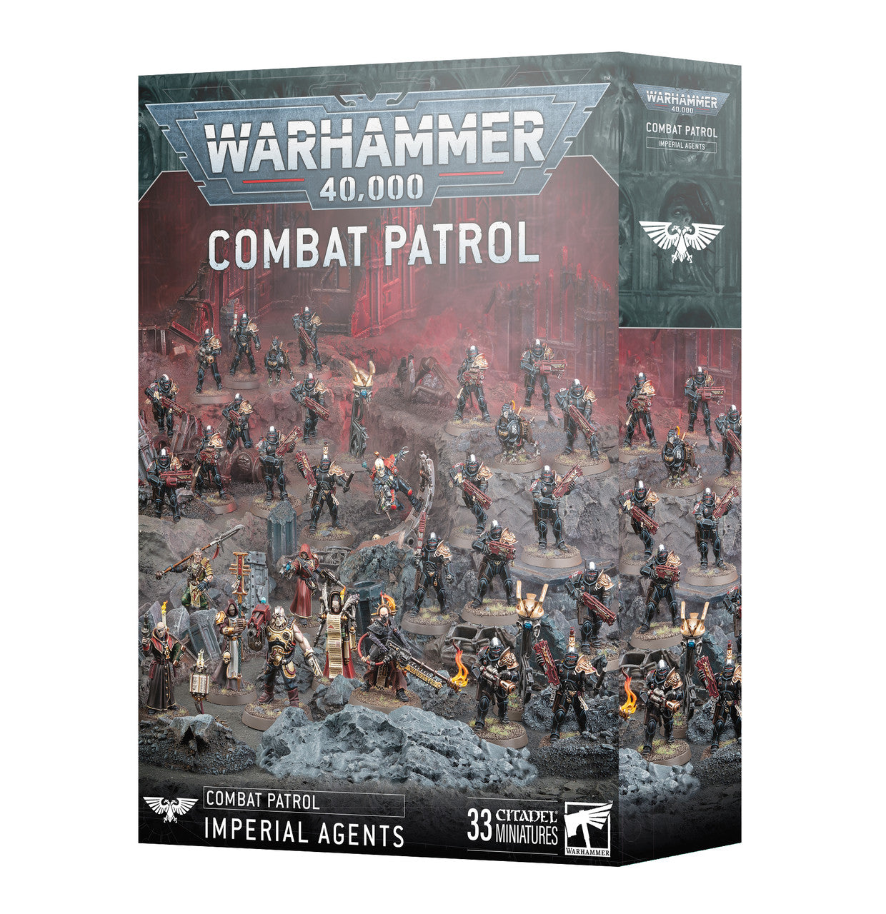 Games Workshop Warhammer 40K Combat Patrol Imperial Agents Plastic Box 73-02