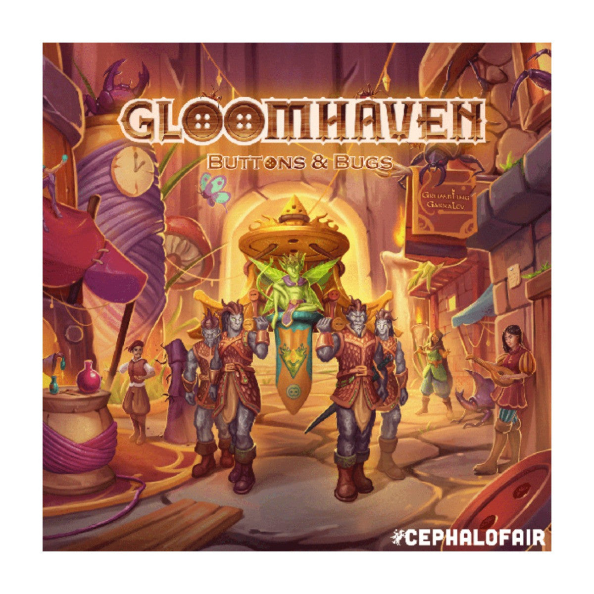 Gloomhaven Buttons & Bugs Solo Play Game With An Original Campaign Story