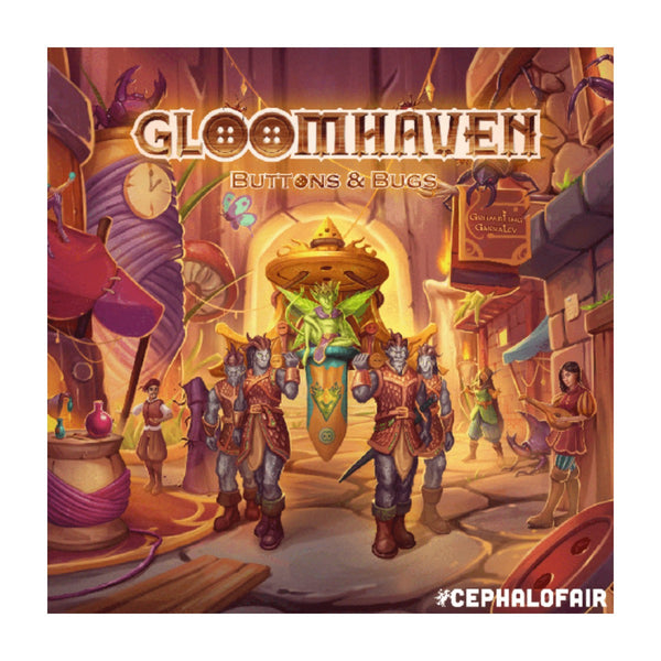 Gloomhaven Buttons & Bugs Solo Play Game With An Original Campaign Story