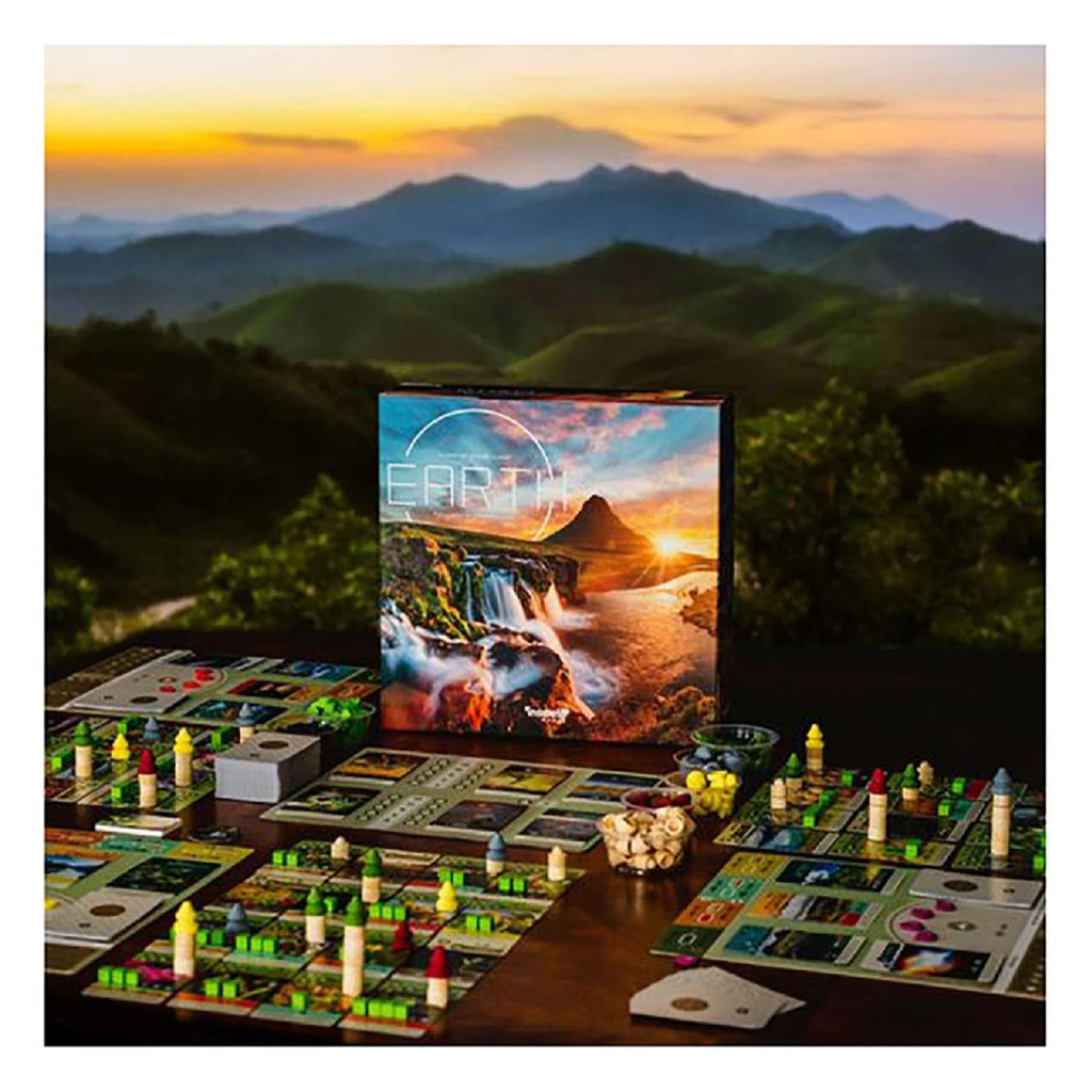 Earth Board Game Strategically Grow Ecosystem with Unique Flora Fauna and Terrains