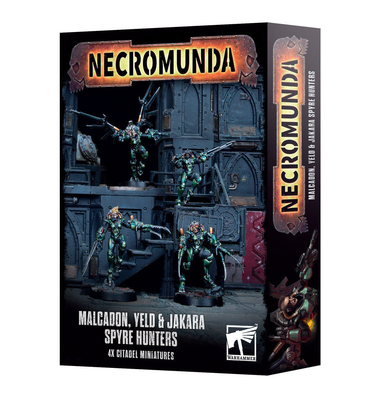 Games Workshop Warhammer 40K Necromunda Malcadon Yeld and Jakara Spyre Hunter Plastic Box 301-44
