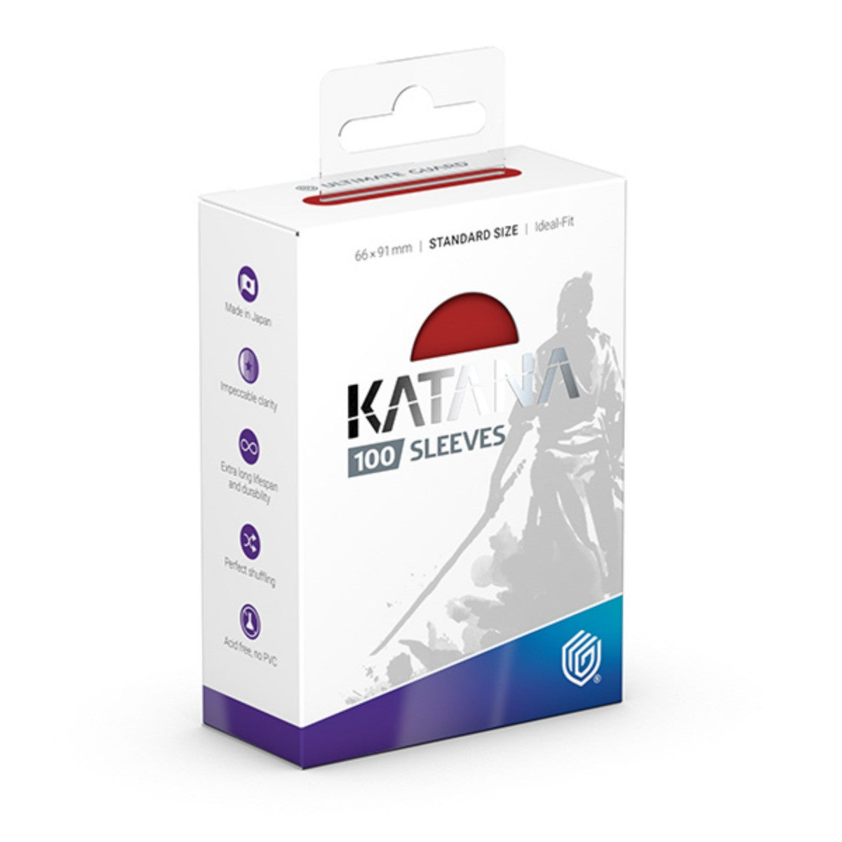 Ultimate Guard Katana Sleeves Standard Size Rising Sun 100Ct UGD011422