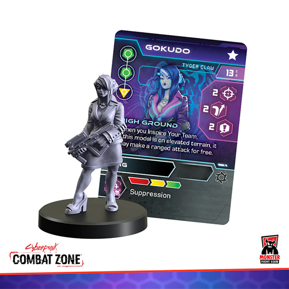 Monster Fight Club Monster Fight Club Cyberpunk Red:Combat Zone Neon Ghosts Tyger Claws MFC45114