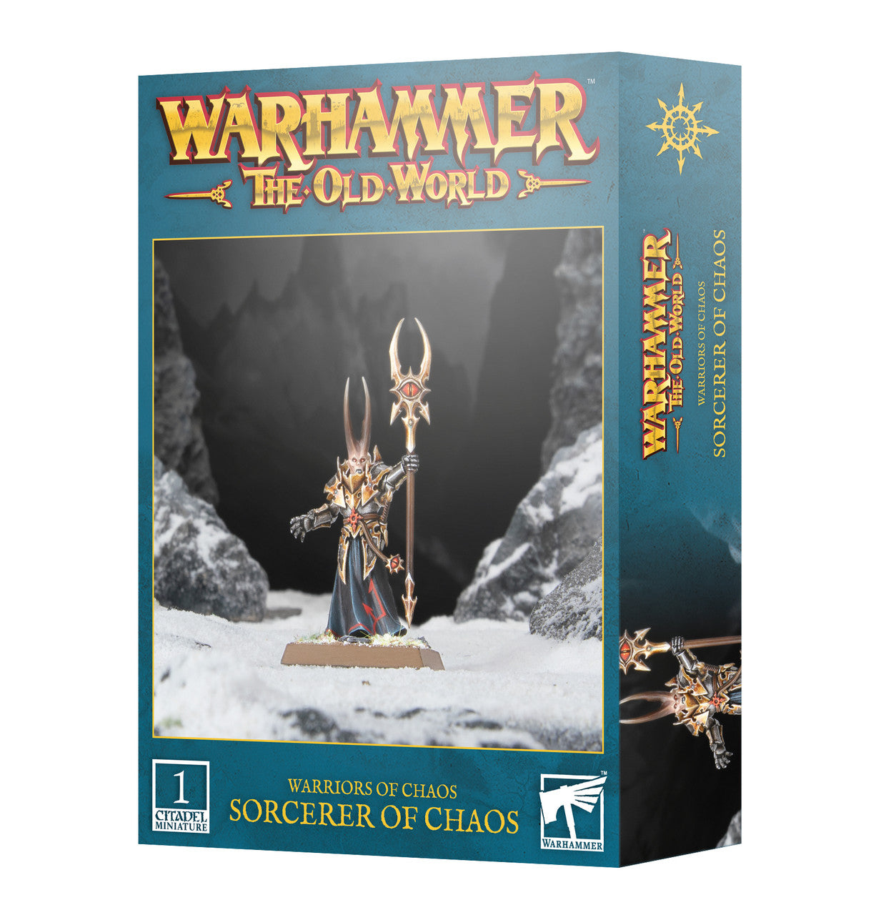 Games Workshop Warhammer The Old World Warriors Of Chaos Sorcerer Of Chaos Plastic Box 08-15