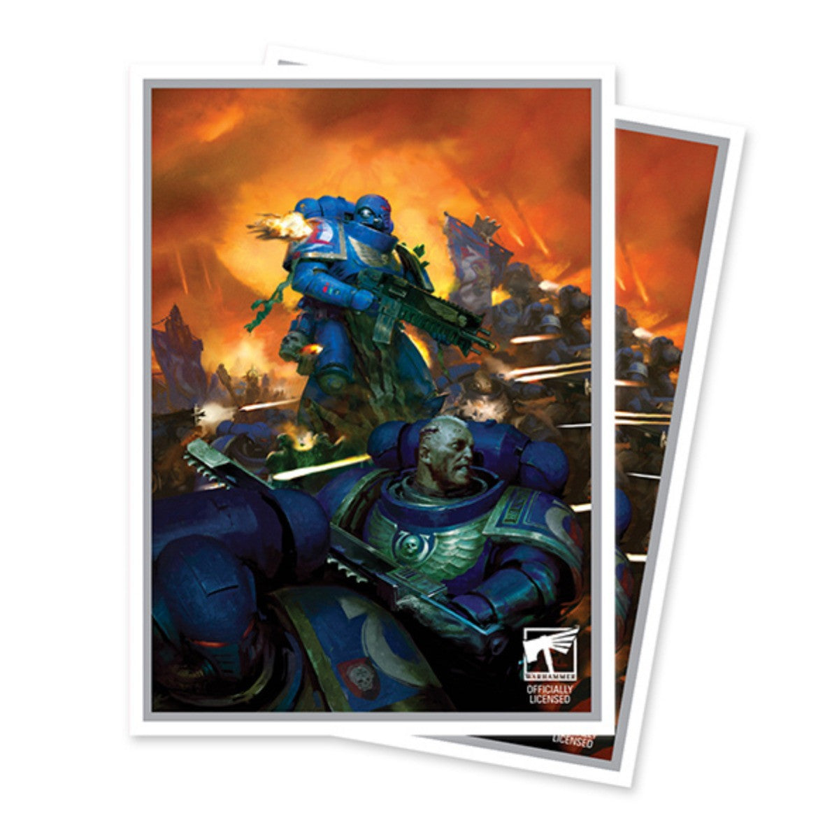 Ultrapro Warhammer 40K Space Marines Adeptus Astartes 105ct Apex Deck Protector sleeves UPR16439