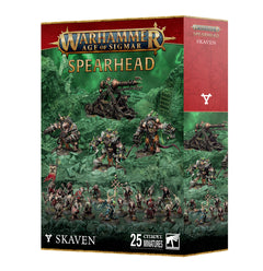 Games Workshop Warhammer Age Of Sigmar Skaven Spearhead Plastic Box 70-07