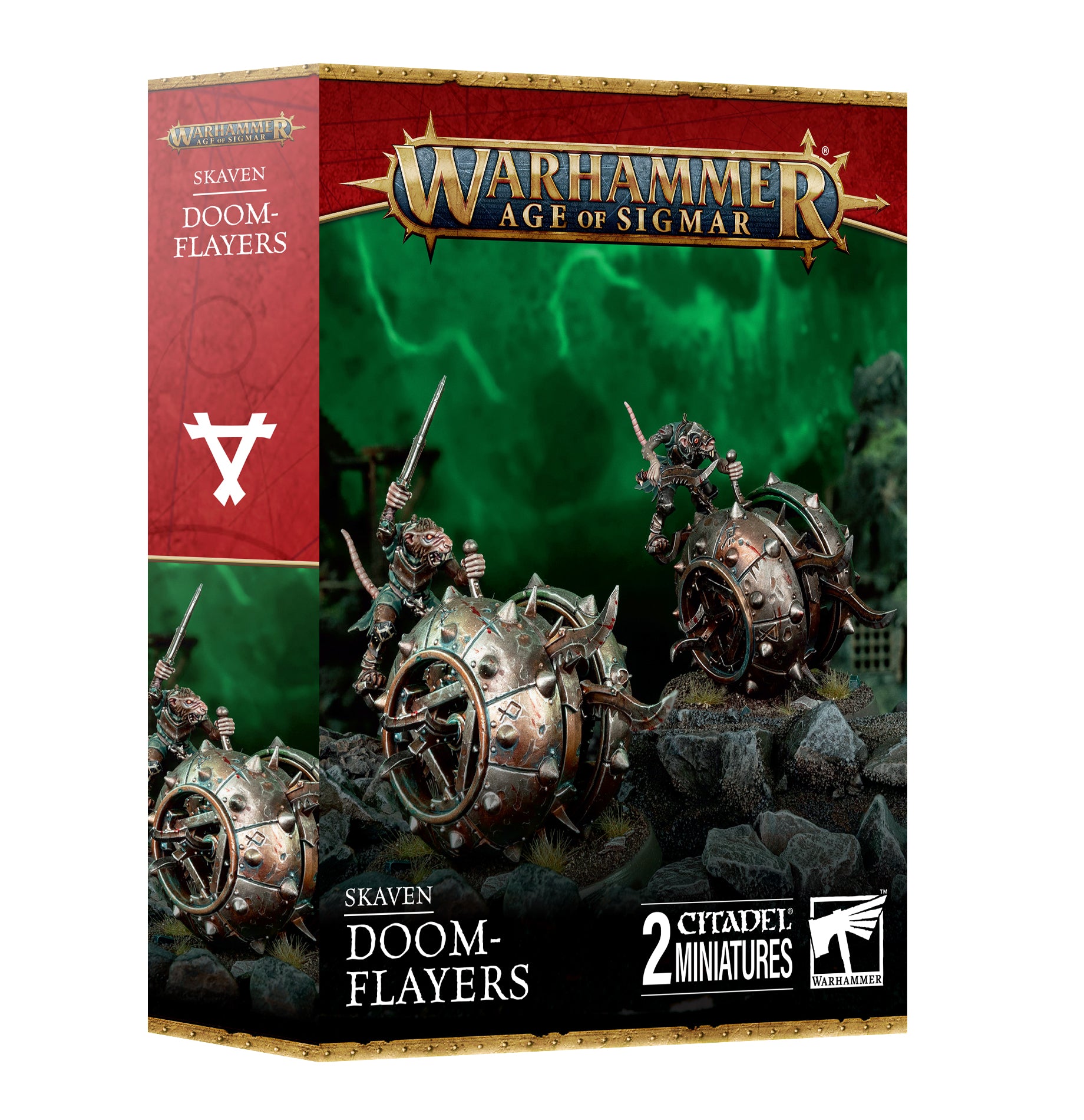 Games Workshop Warhammer Age Of Sigmar Skaven Doom Flayers Plastic Box 90-41