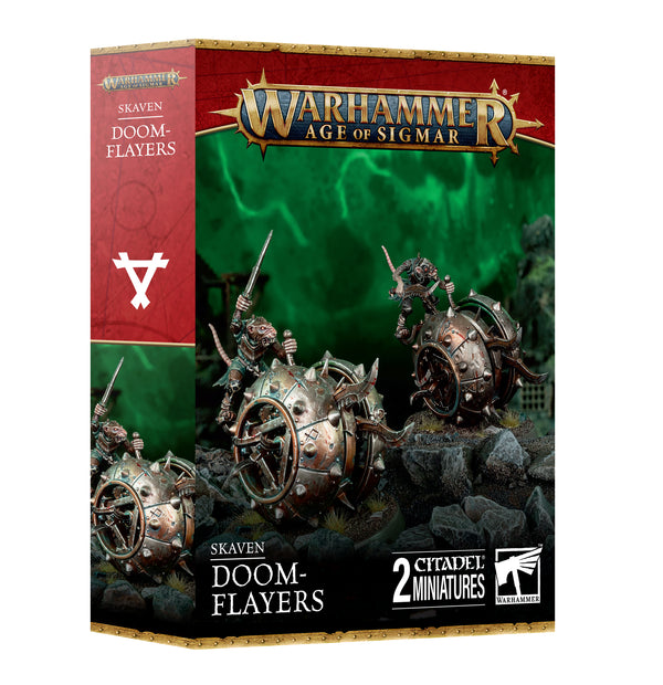 Games Workshop Warhammer Age Of Sigmar Skaven Doom Flayers Plastic Box 90-41