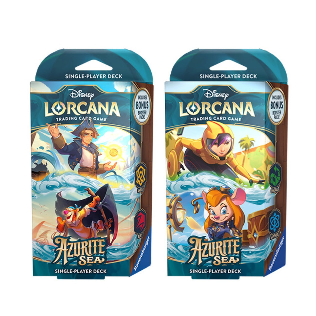 Disney Lorcana TCG Azurite Sea Starter Deck Carton 8 DSNYLOR6-SD