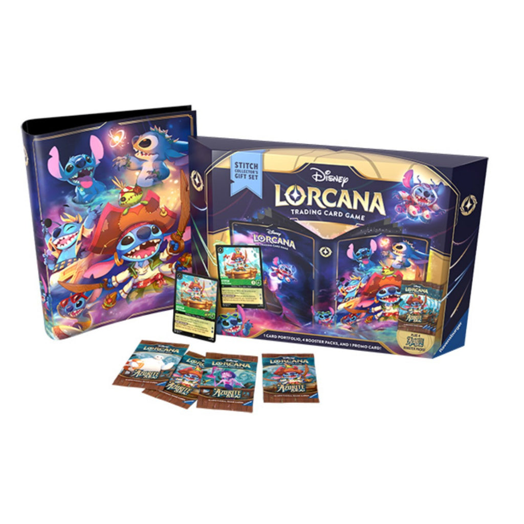 Disney Lorcana TCG Azurite Sea Collector's Gift Set Stitch DSNYLOR6-GIFTSET