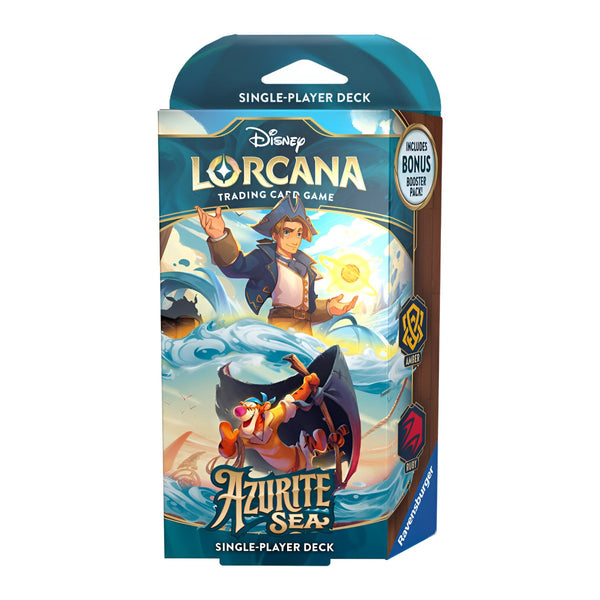 Disney Lorcana TCG Azurite Sea Starter Deck Amber / Ruby DSNYLOR6-SD-AmberRuby