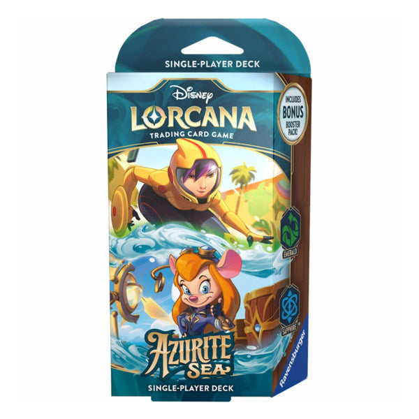 Disney Lorcana TCG Azurite Sea Starter Deck Emerald/Sapphire DSNYLOR6-SD-EmeraldSapphire