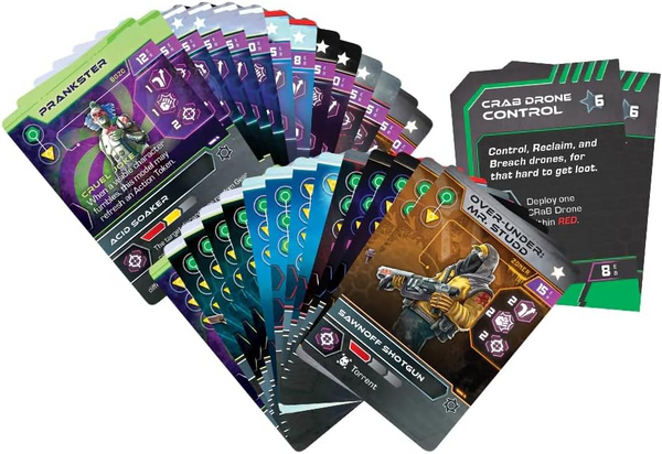 Monster Fight Club Cyberpunk Red Combat Zone RPG Character Card Pack MFC-40031