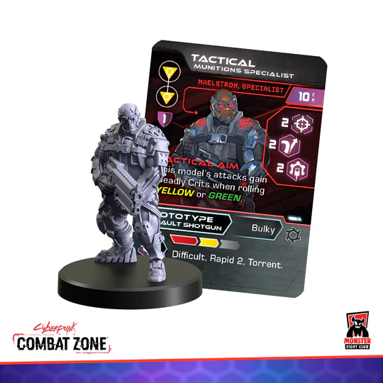 Monster Fight Club Cyberpunk Red Combat Zone Chrome Jocks Maelstrom MFC-45122