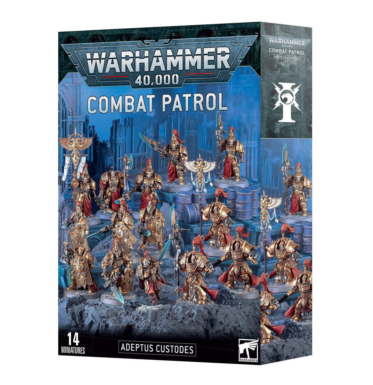 Games Workshop Warhammer 40K Combat Patrol Adeptus Custodes Plastic Box 73-011