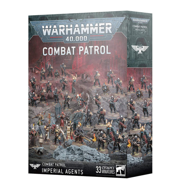 Games Workshop Warhammer 40K Combat Patrol Imperial Agents Plastic Box 73-681