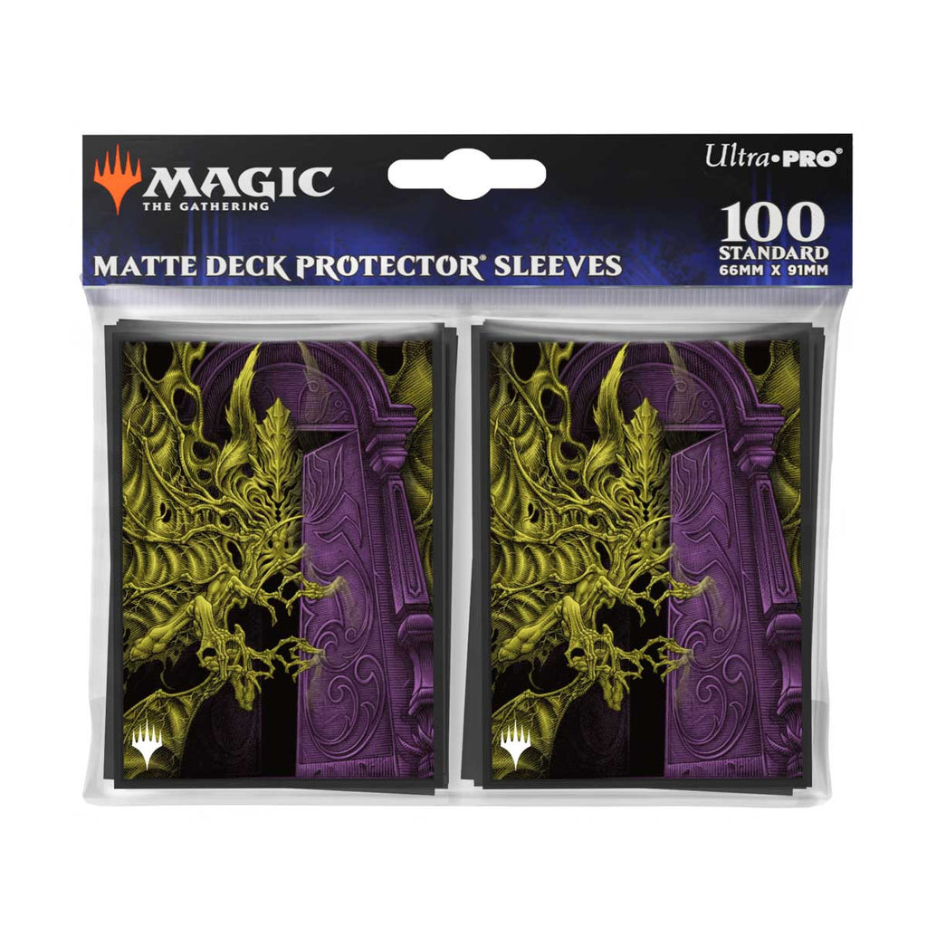 Ultra Pro Magic the Gathering CCG Duskmourn 100ct Deck Protector Sleeves Alt Art Key Character Mythic 4