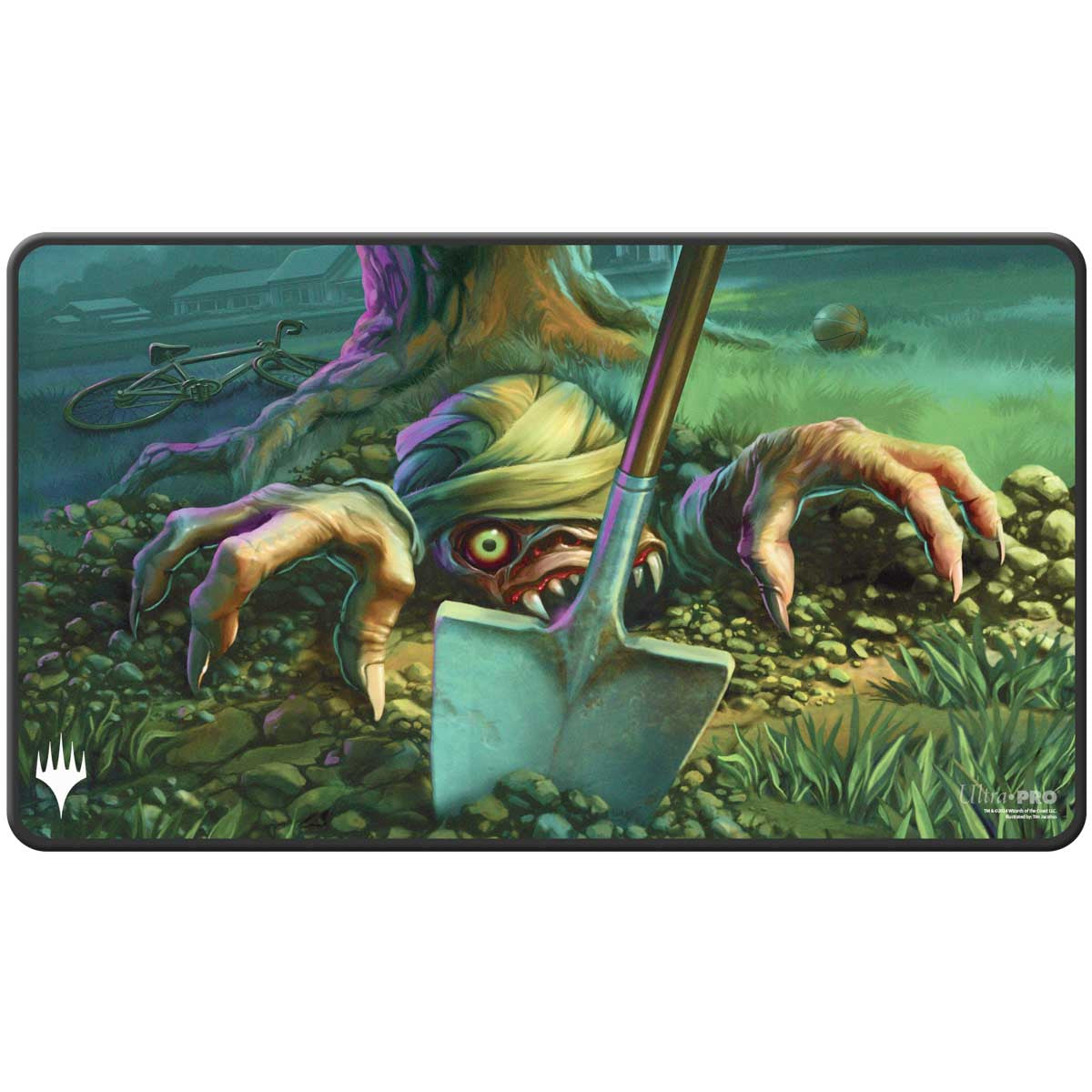 Ultra Pro Magic the Gathering CCG Duskmourn Black Stitched Playmat Special Guest - Guest Artist 1