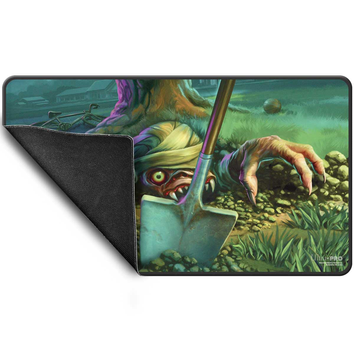 Ultra Pro Magic the Gathering CCG Duskmourn Black Stitched Playmat Special Guest - Guest Artist 1