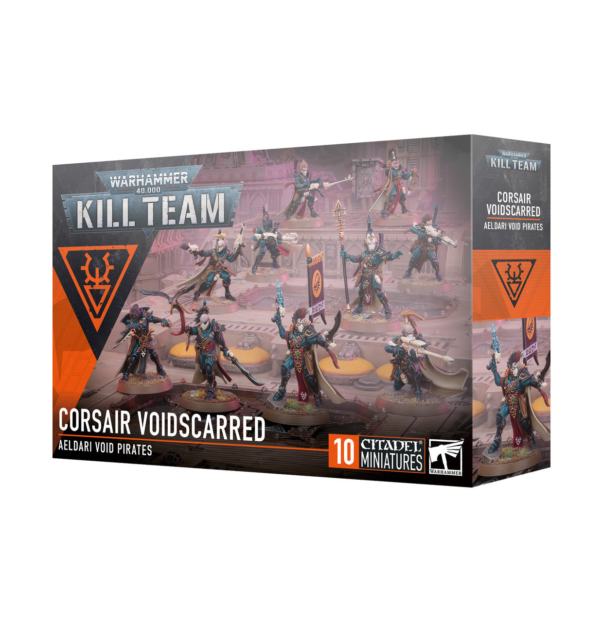 Games Workshop Warhammer 40K Aeldari Kill Team Corsair Voidscarred Plastic Box 102-93