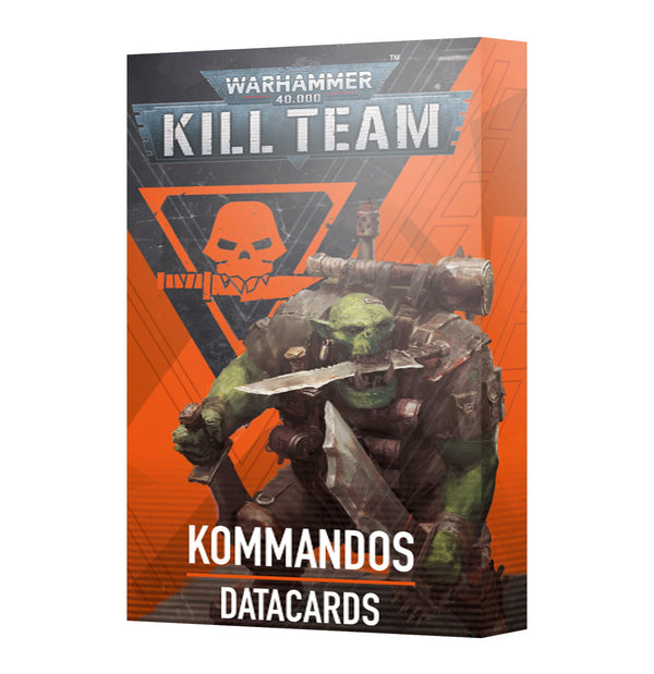 Games Workshop Warhammer 40K Orks Kill Team Datacards Kommandos English 103-56