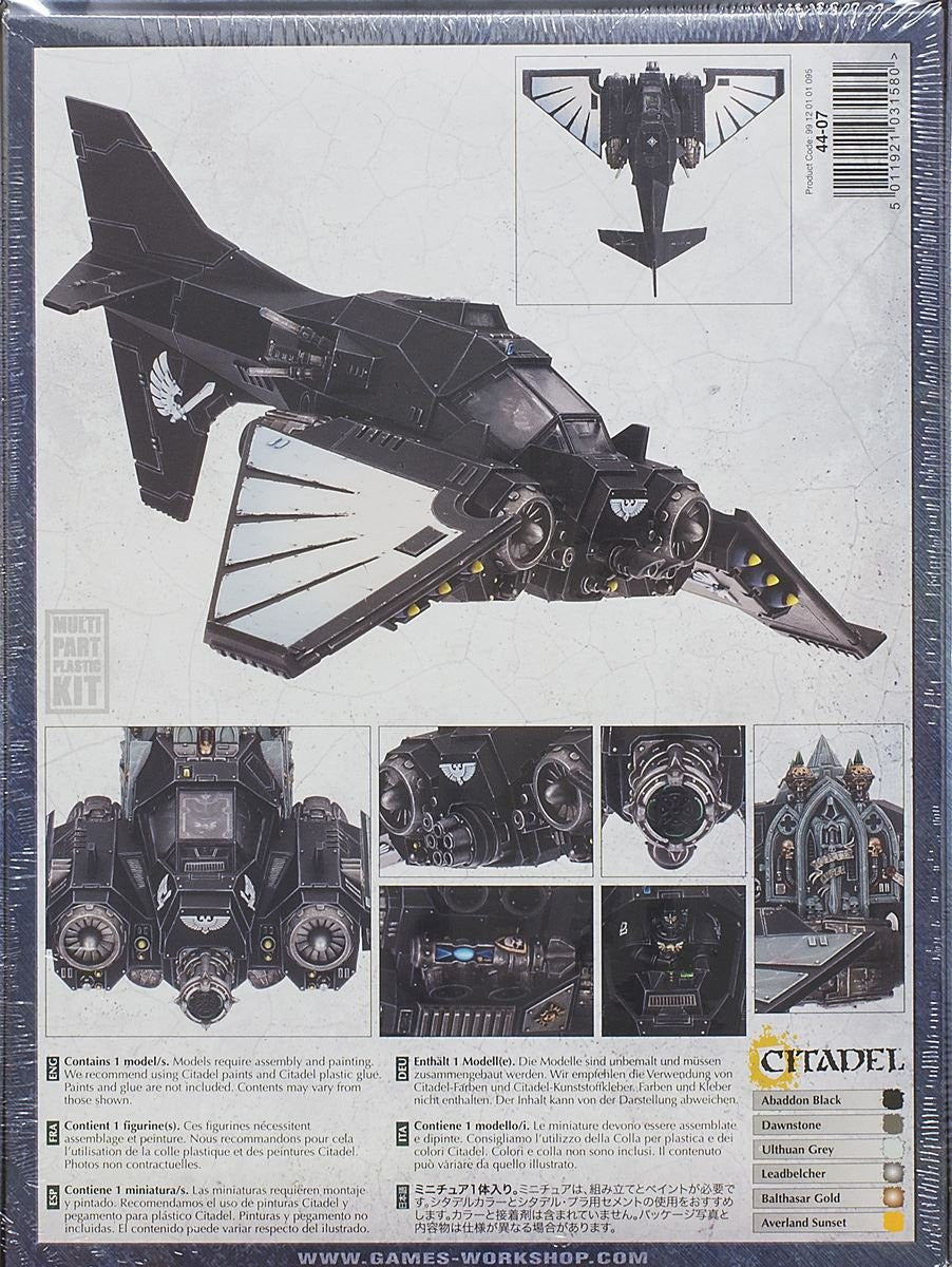 Games Workshop Warhammer 40K Dark Angels Ravenwing Dark Talon can be used as Nephilim Jetfigher Web Exclusive