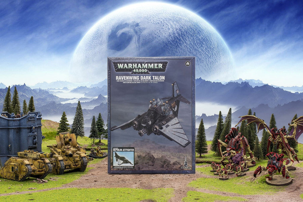 Games Workshop Warhammer 40K Dark Angels Ravenwing Dark Talon can be used as Nephilim Jetfigher Web Exclusive