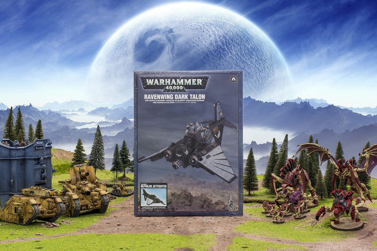 Games Workshop Warhammer 40K Dark Angels Ravenwing Dark Talon can be used as Nephilim Jetfigher Web Exclusive