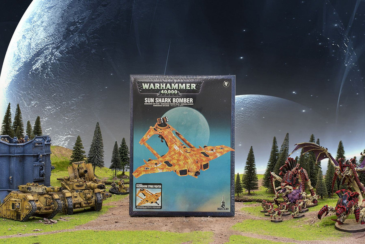 Games Workshop Warhammer 40K T'au Empire AX39 Sun Shark Bomber Web Exclusive