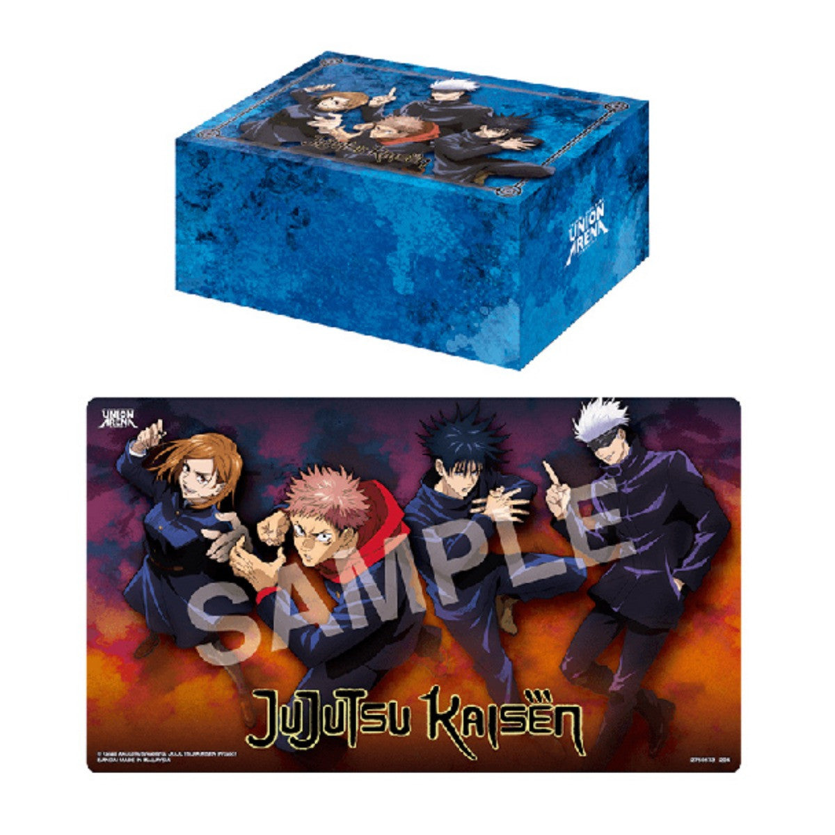 Union Arena TCG Playmat and Half Storage Box Set Jujutsu Kaisen BAN2750573