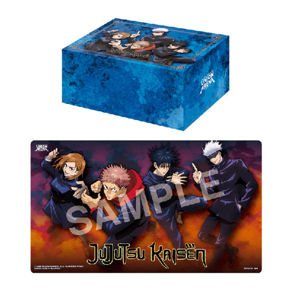 Union Arena TCG Playmat and Half Storage Box Set Jujutsu Kaisen BAN2750573