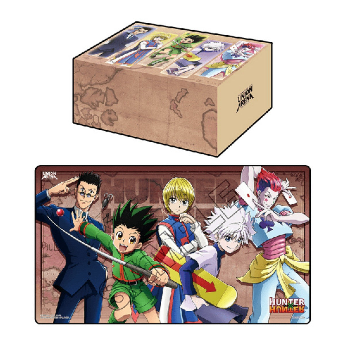 Union Arena TCG Playmat and Half Storage Box Set Hunter x Hunter BAN2750575